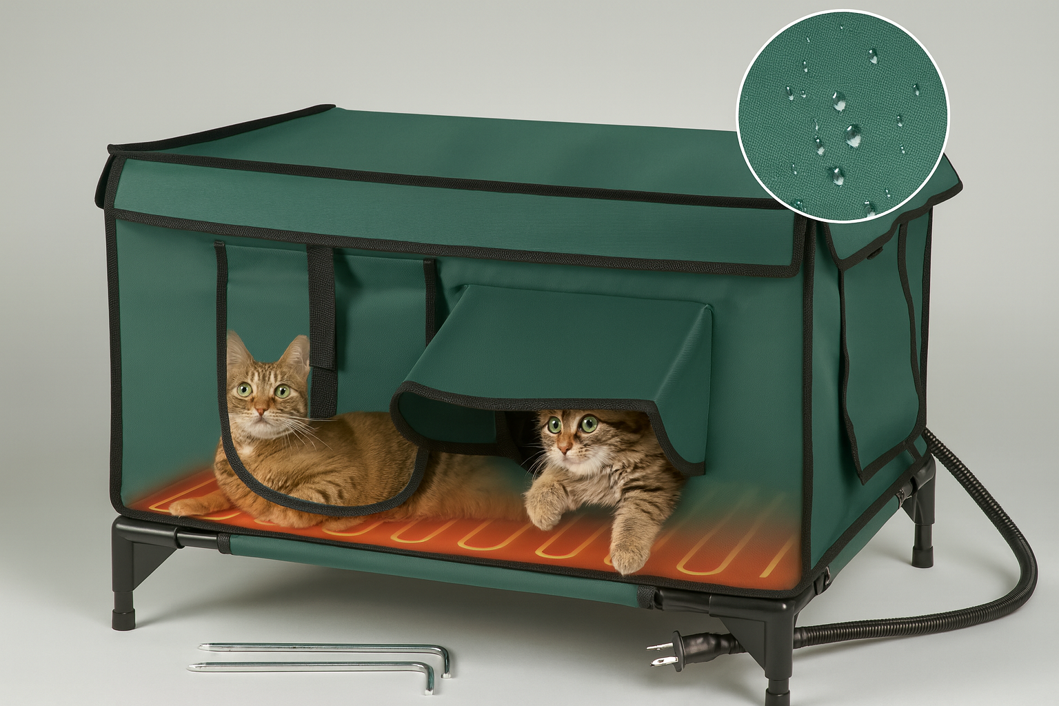 Heated Indestructible Cat Shelter™