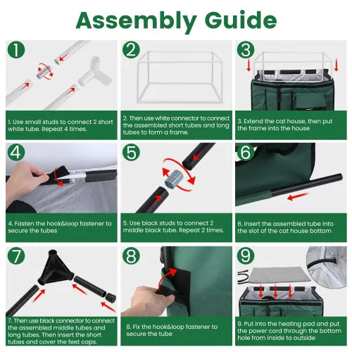 Heated Indestructible Cat Shelter™