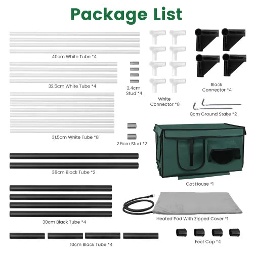 Heated Indestructible Cat Shelter™